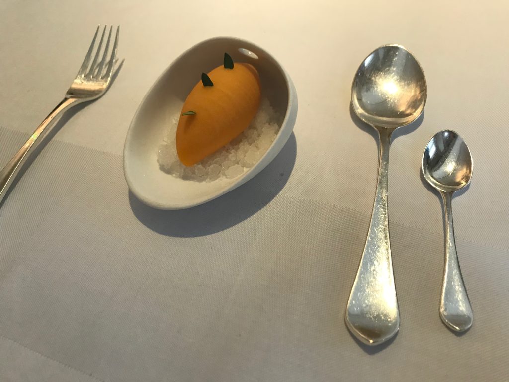 Sorbet - apricot, lemon and thyme granite