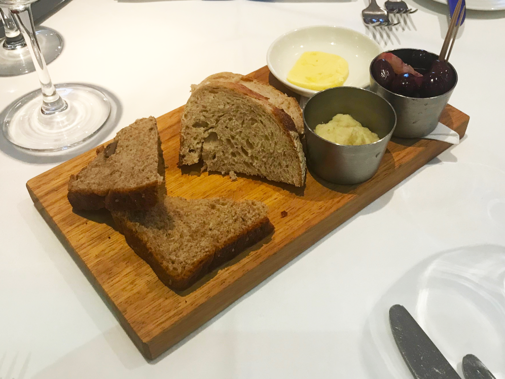 Bread, Salted Butter, Brandade and Olives