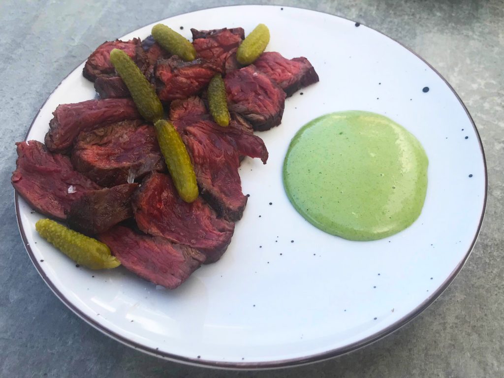 Butchers Steak & Cornichons